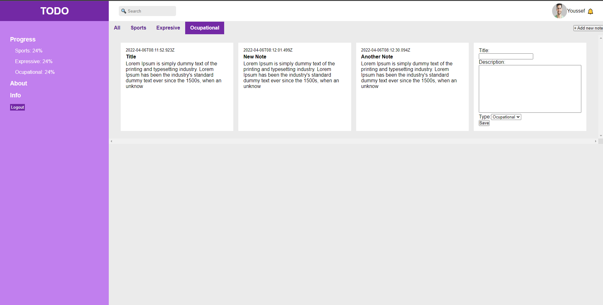 GitHub - youssef097/MERN-Redux-NotesApp: A notes app made with the MERN ...