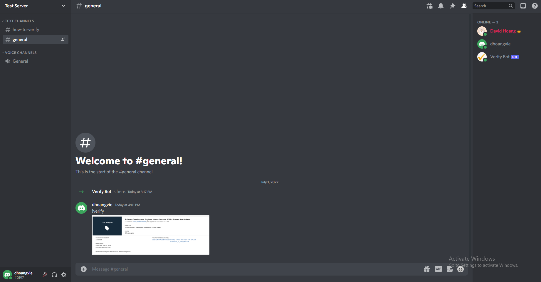 GitHub - dvhoang3/amazon-discord-server-verifier: Discord Bot for ...
