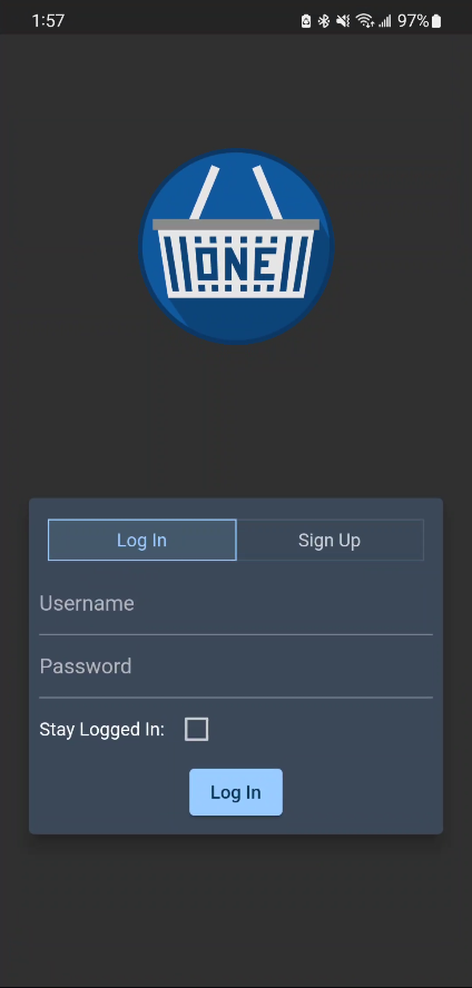 Login Screen