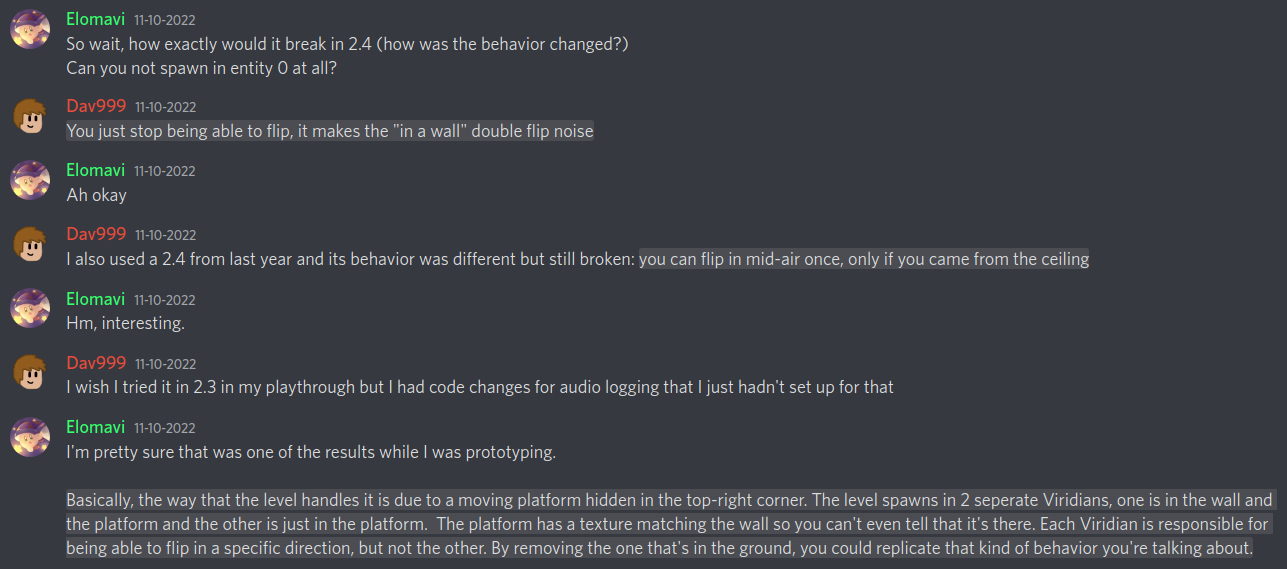 Entity 0 behavior changed in 2.4 · Issue #903 · TerryCavanagh/VVVVVV ...