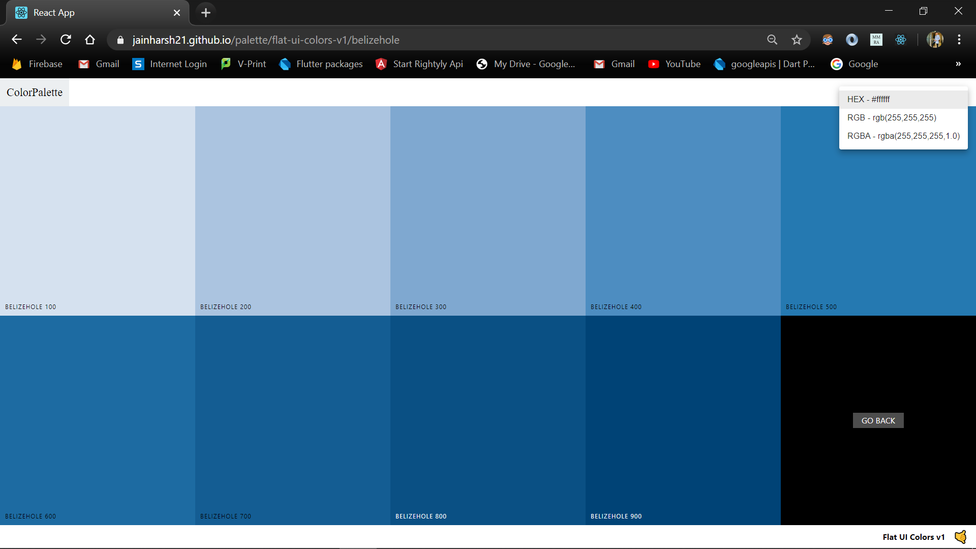 GitHub - jainharsh21/Color-Palette: A massive color palette project ...