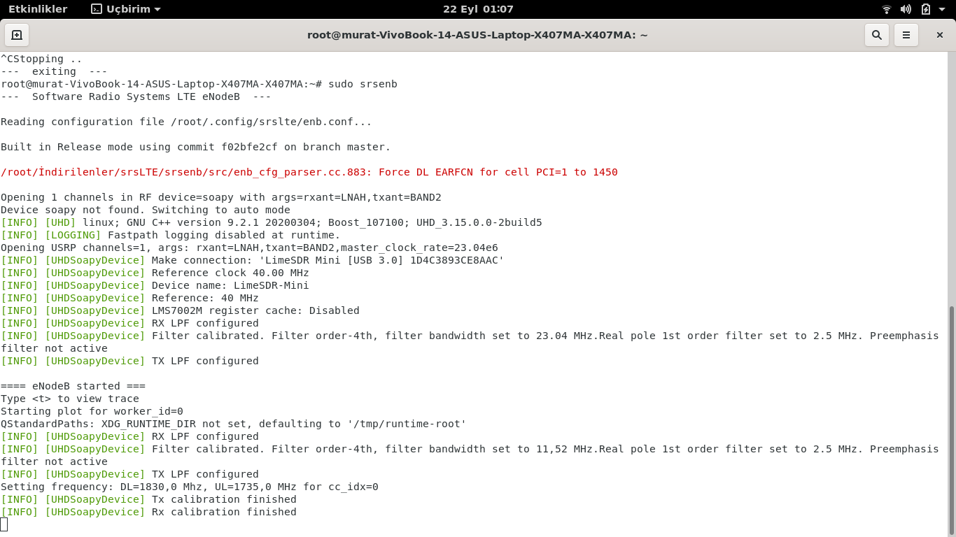 I can't connect the srslte app with the phone in some form? PLease help