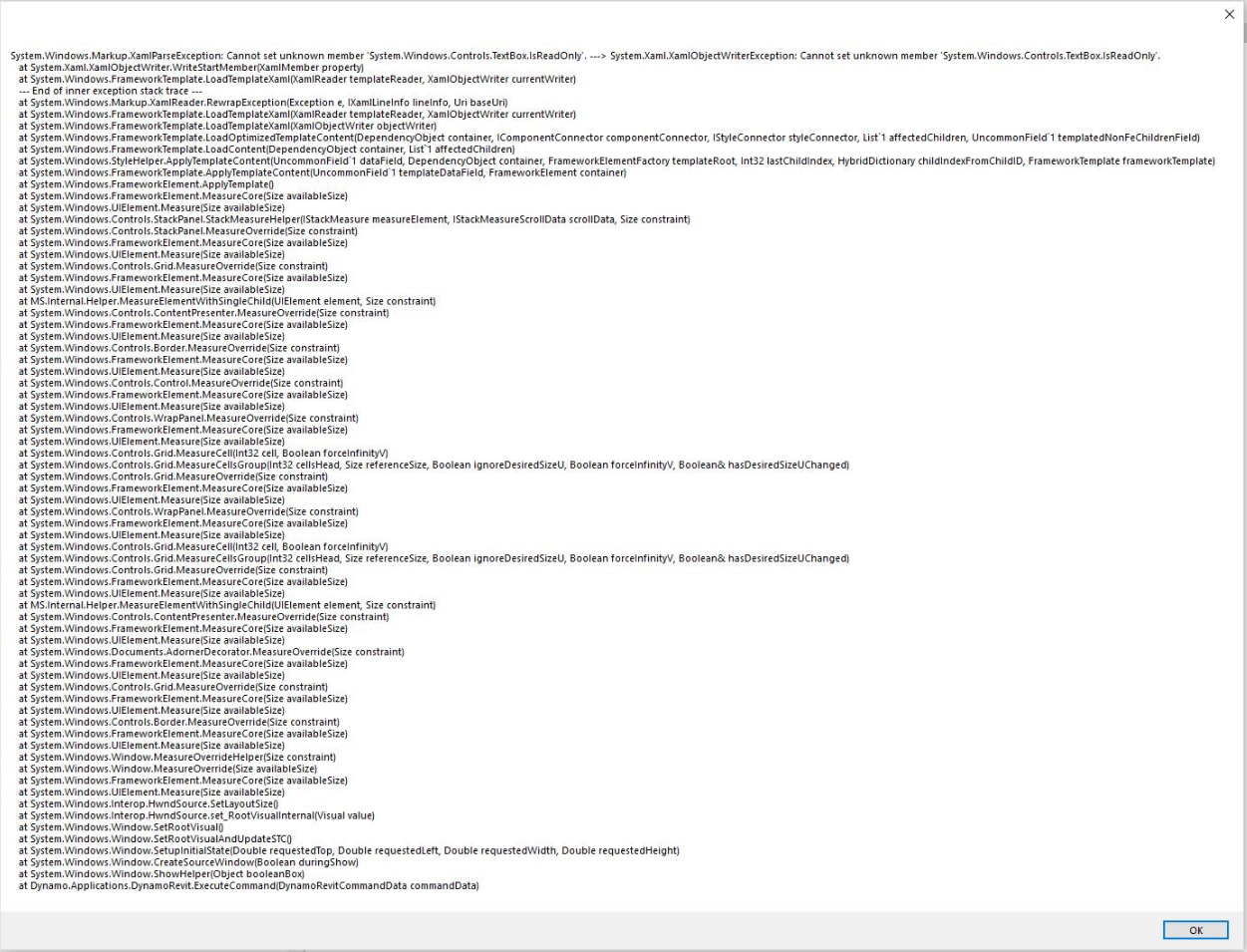 Dynamo 1.3.4 Startup Error · Issue #2500 · DynamoDS/DynamoRevit · GitHub