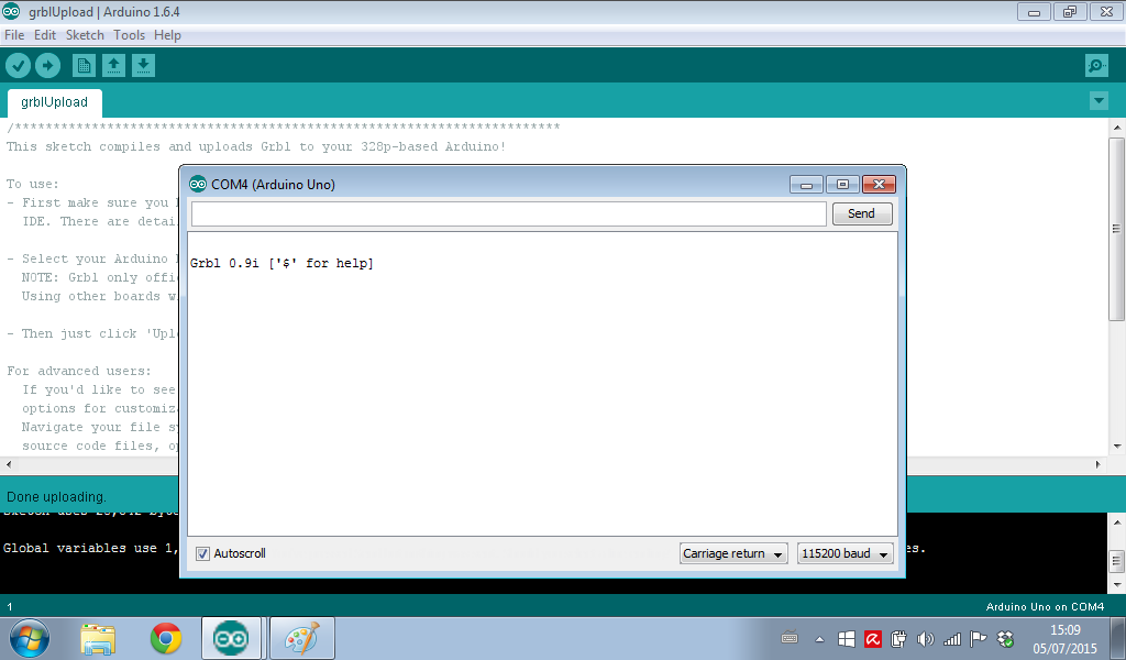 Grbl won't go to Idle Windows Desktop App · Issue #188 · cncjs/cncjs ...