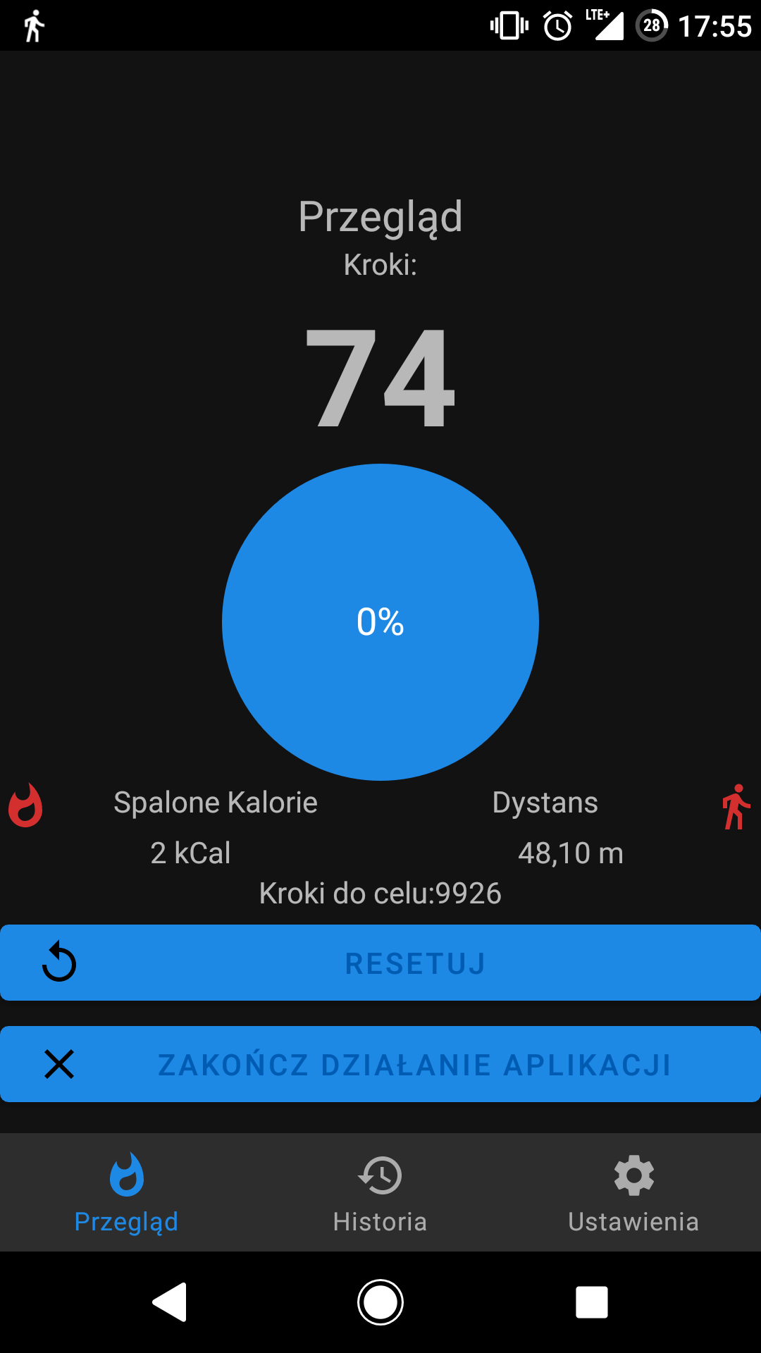 GitHub Rolczak/PedometerAndroid Simple Pedometer made with android