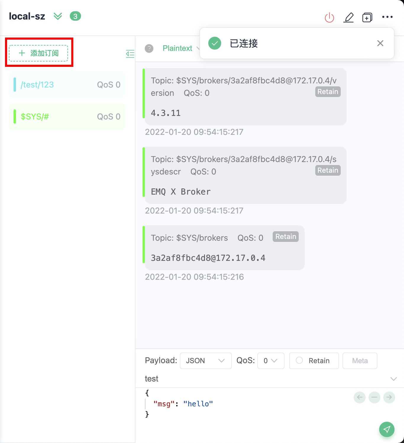 [Bug] topic name display bug · Issue #874 · emqx/MQTTX · GitHub