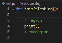 Possible python formatting problem with adding folding version 1.0.18 ...
