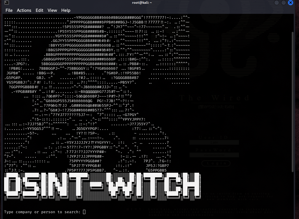 GitHub raskolnikov90/OSINTWitch OSINT Google search automation to