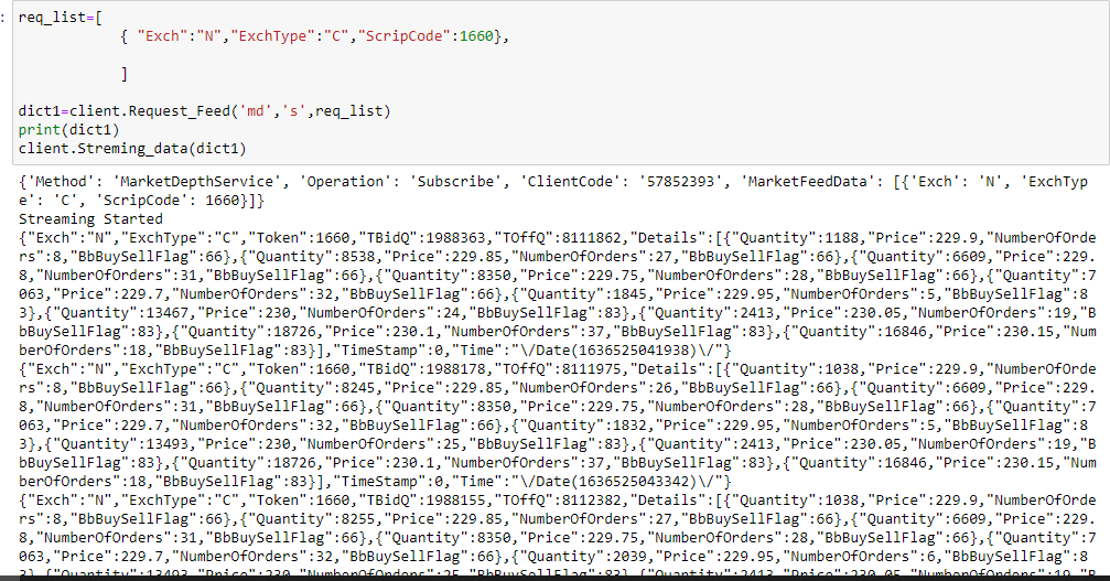 Streming_data function issue · Issue #108 · 5paisa/py5paisa · GitHub