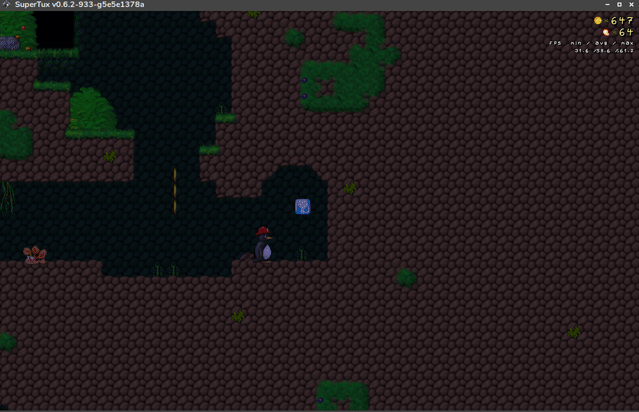 GIF showing Tux dying