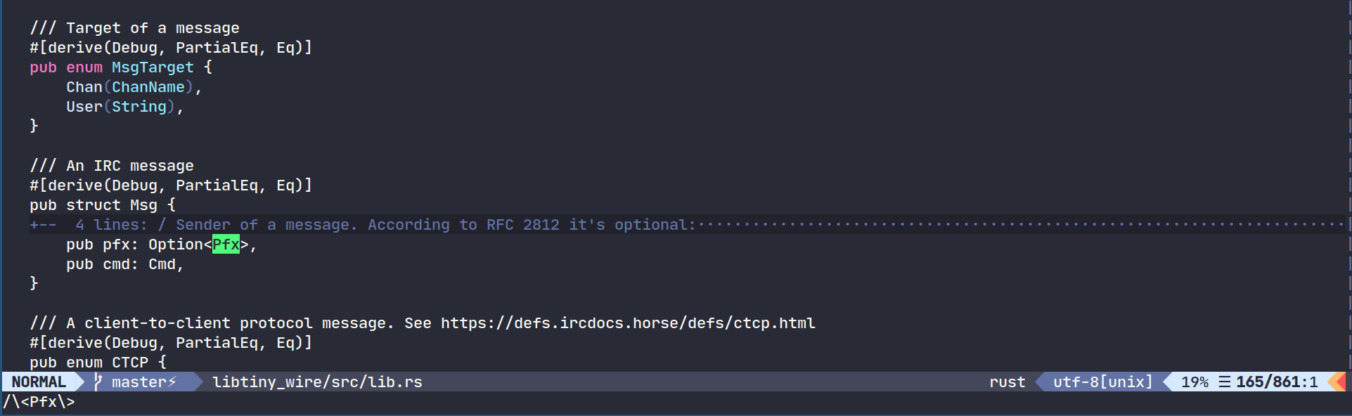 Code at the bottom of the screen is not highligted until I scroll more ...