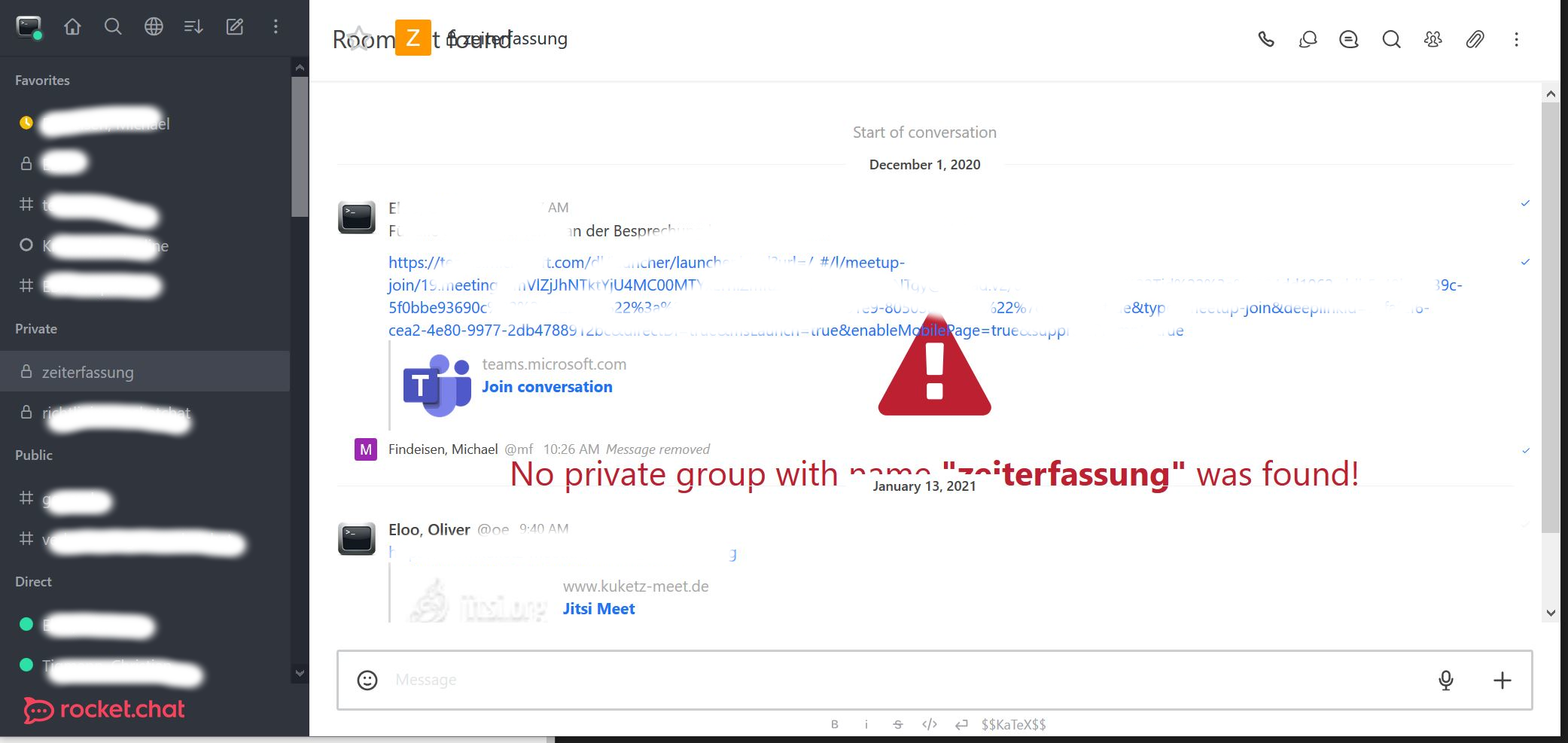 Error with created Message Links · Issue #20204 · RocketChat/Rocket ...