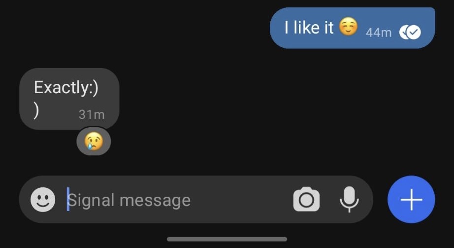 Short messages displayed in multiple lines · Issue #11688 · signalapp ...