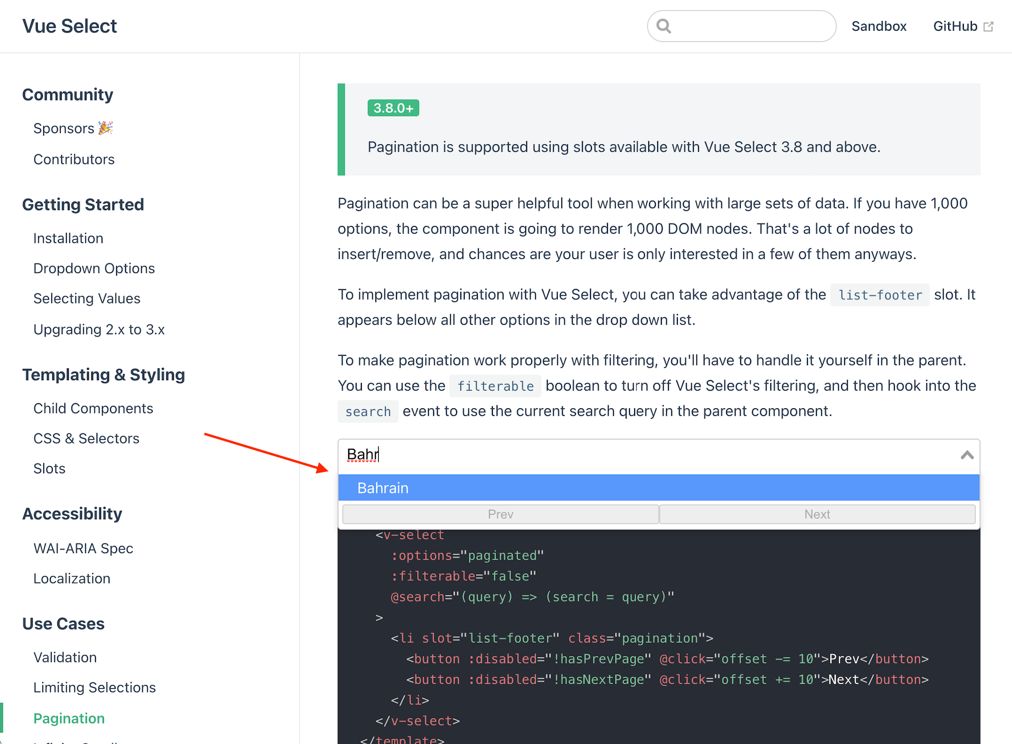 Typing to search does not work as expected in Pagination use case ...