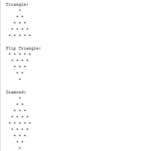 GitHub - GentCH/Print-Star-Triangle-Diamond-Java: Print star of ...