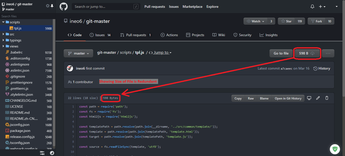 Move Download and Remove Size Current