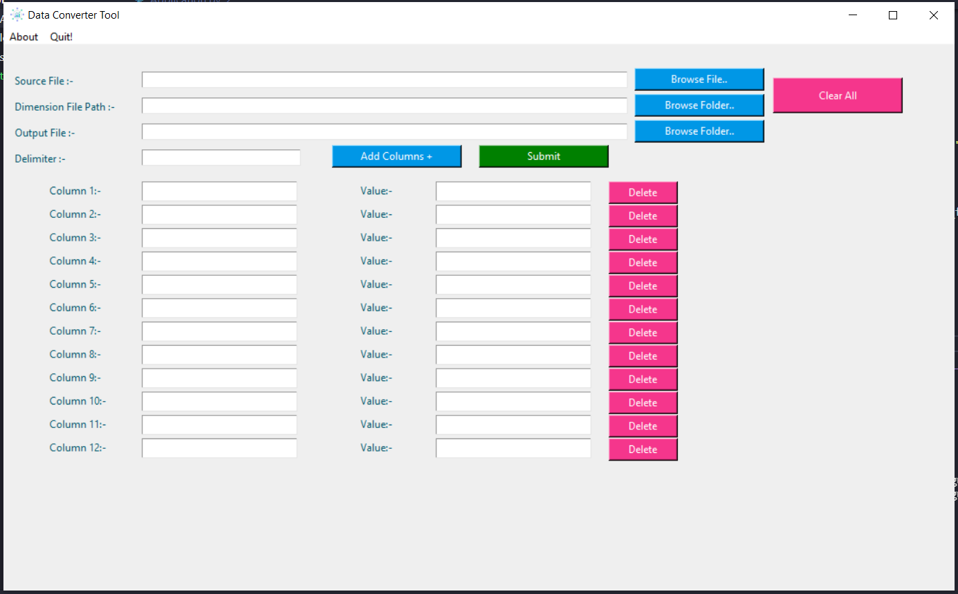 GitHub - lathish2232/python_gui_tool: Using Tkinter with dynamic ...