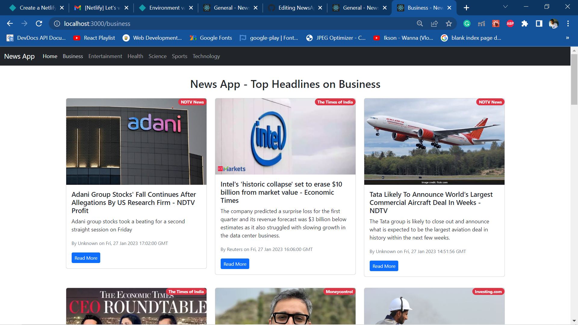 GitHub - utkarshsaini19/News-App: News App Using Rapid API