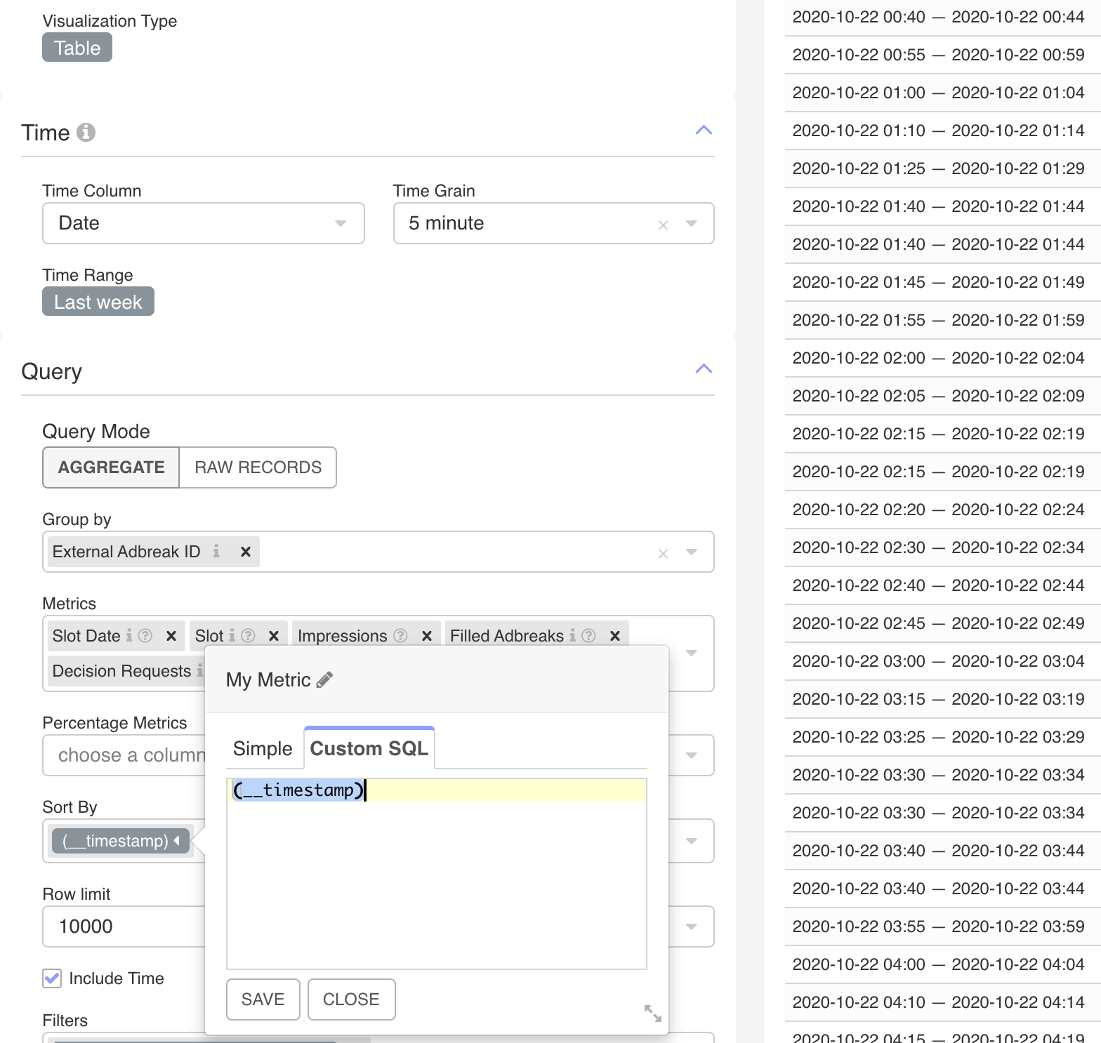 Filtering per Time Column doesn't work without hack · Issue #11489 ...