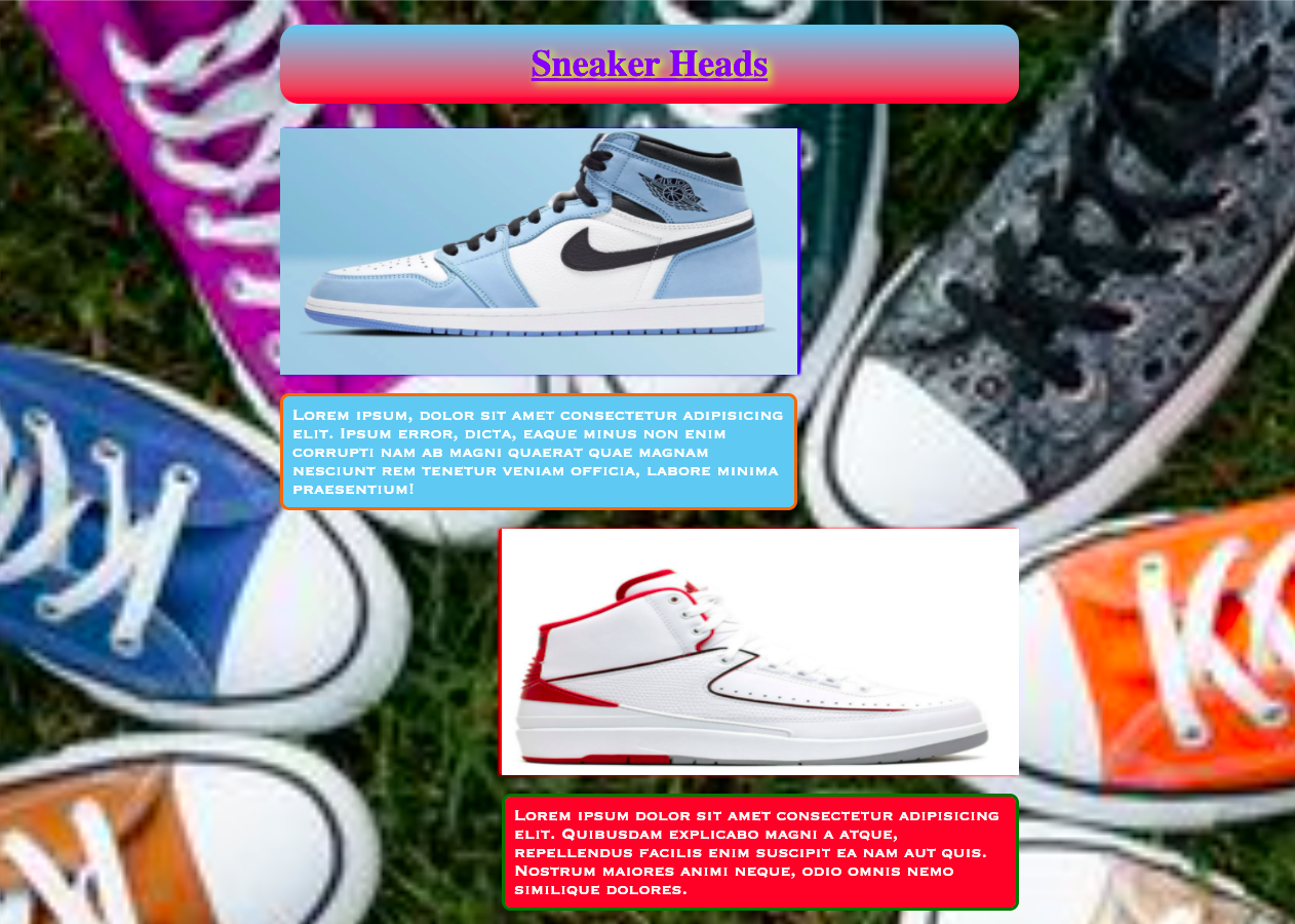 GitHub - lukepage04/sneaker-heads: This Repo will contain the HTML for ...