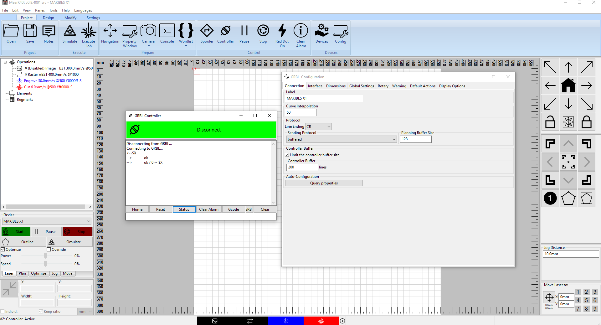 [Bug]: Gcode Board not working · Issue #1859 · meerk40t/meerk40t · GitHub