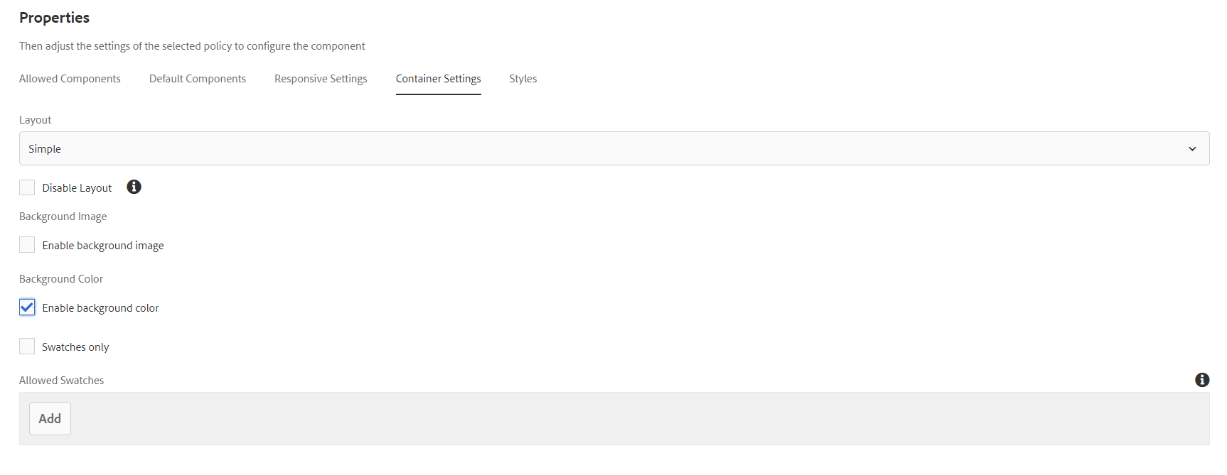 Core Container Dialog is not open if the container was included