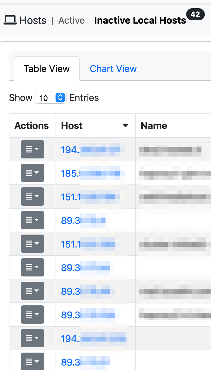 Sort in Inactive Hosts is Broken · Issue #7642 · ntop/ntopng · GitHub