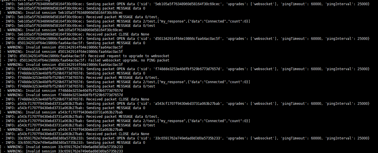 use example app statrt on local windows ok but on server centos failed