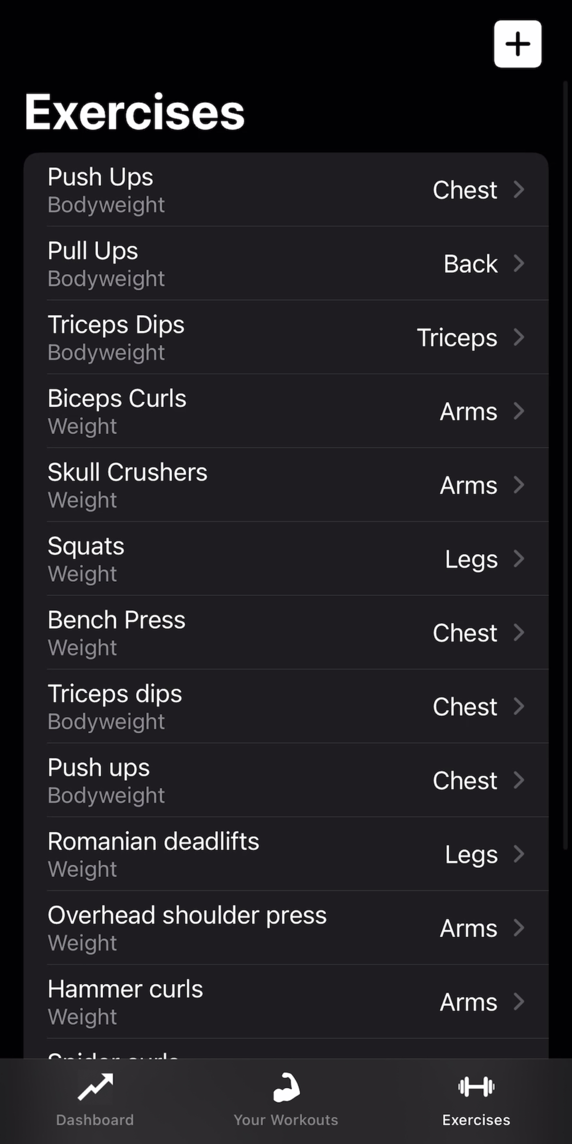 GitHub batyr0601/Diced An iOS gym tracking app to progressively