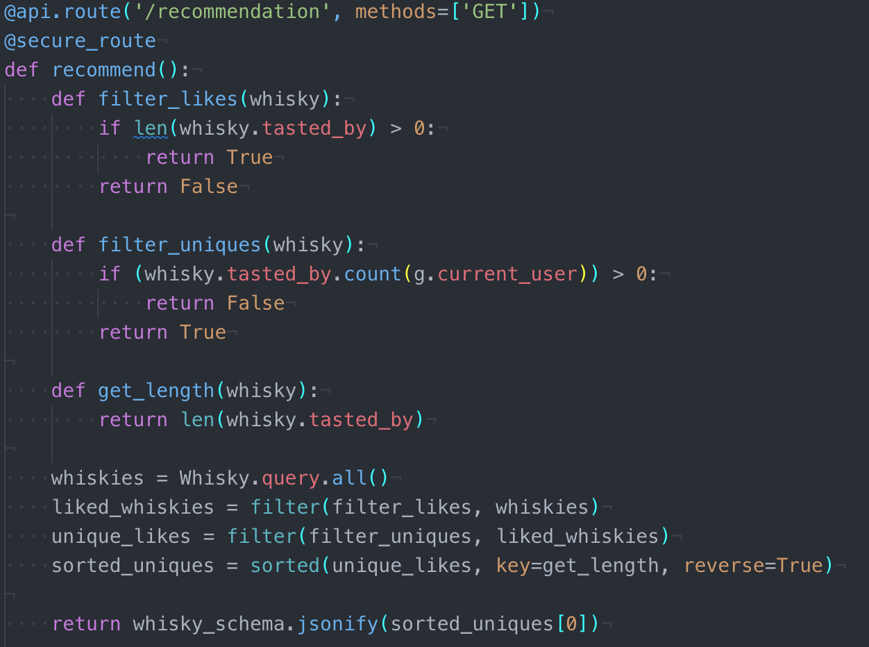 Recommendation engine