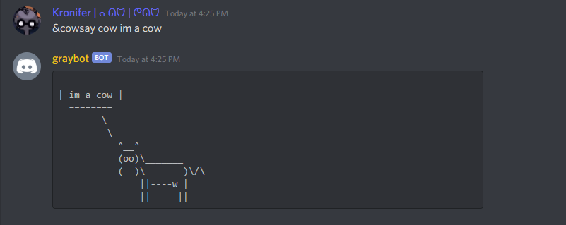 cowsay