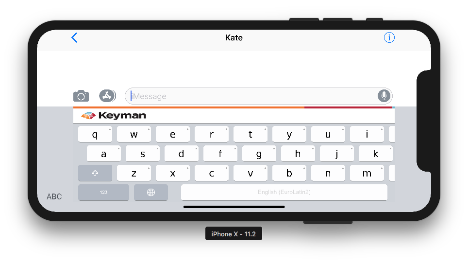 [iOS] Landscape keyboard sized incorrectly on iPhone X · Issue 444