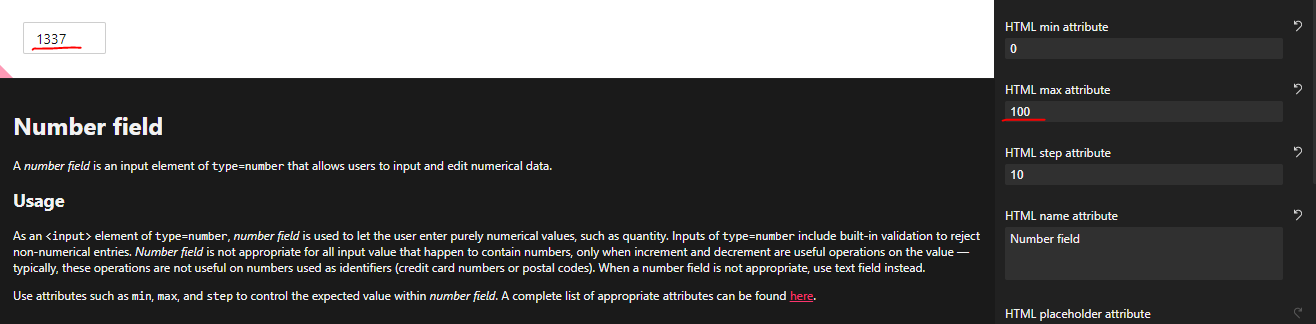 Number Field does not validate user typed numbers · Issue #1957 ...