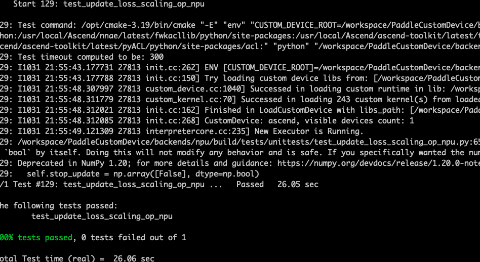 [NPU] Fix CI bug due to new executor by YanhuiDua · Pull Request #163 ...