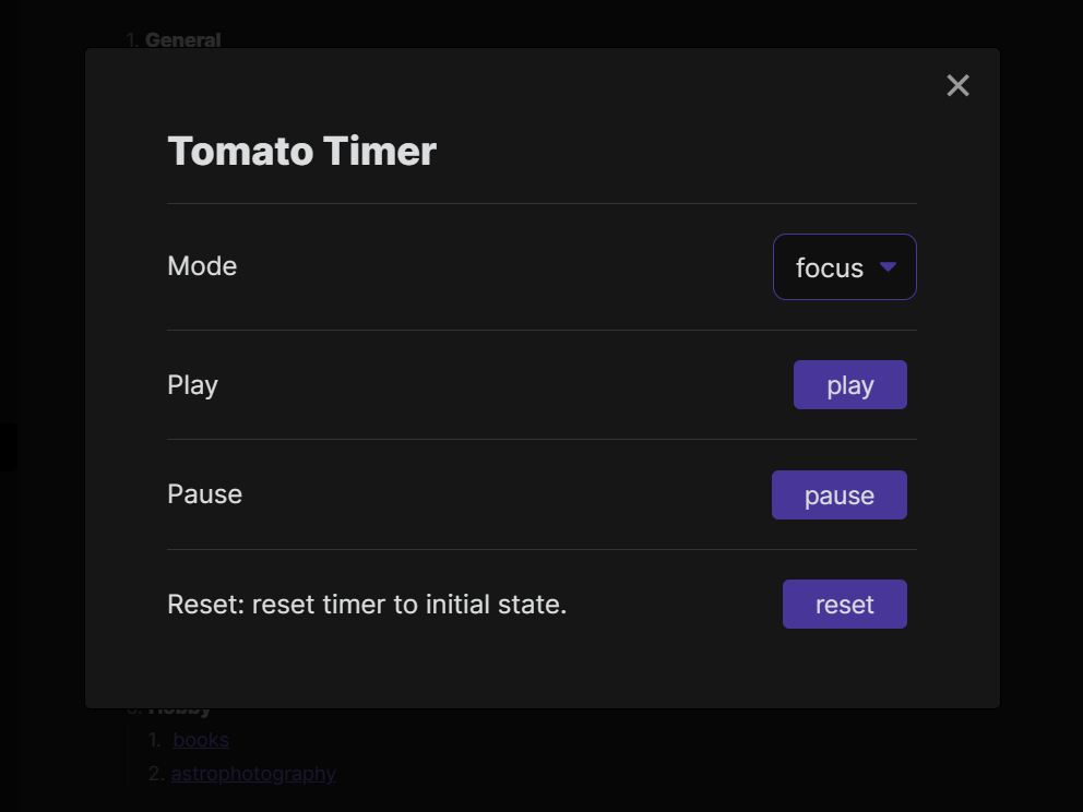 GitHub solzilberman/obsidianpomodoroplugin tomato A minimalist