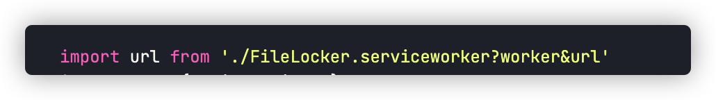 use lib mode to build a package which includes a worker,it can't be ...