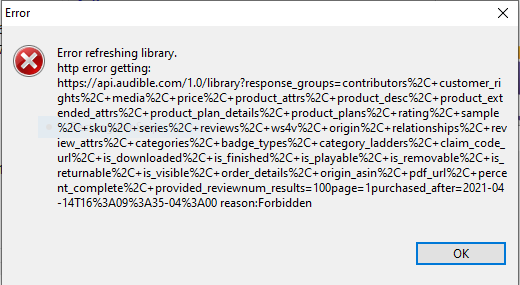 Library Sync No Longer Working · Issue #630 · openaudible/openaudible ...