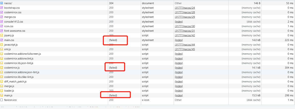 nacos 1.3.1 access UI fail · Issue #7655 · alibaba/nacos · GitHub