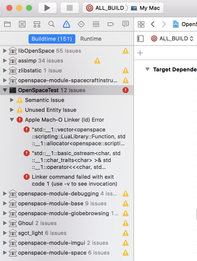 XCode Build Failure · Issue #397 · OpenSpace/OpenSpace · GitHub