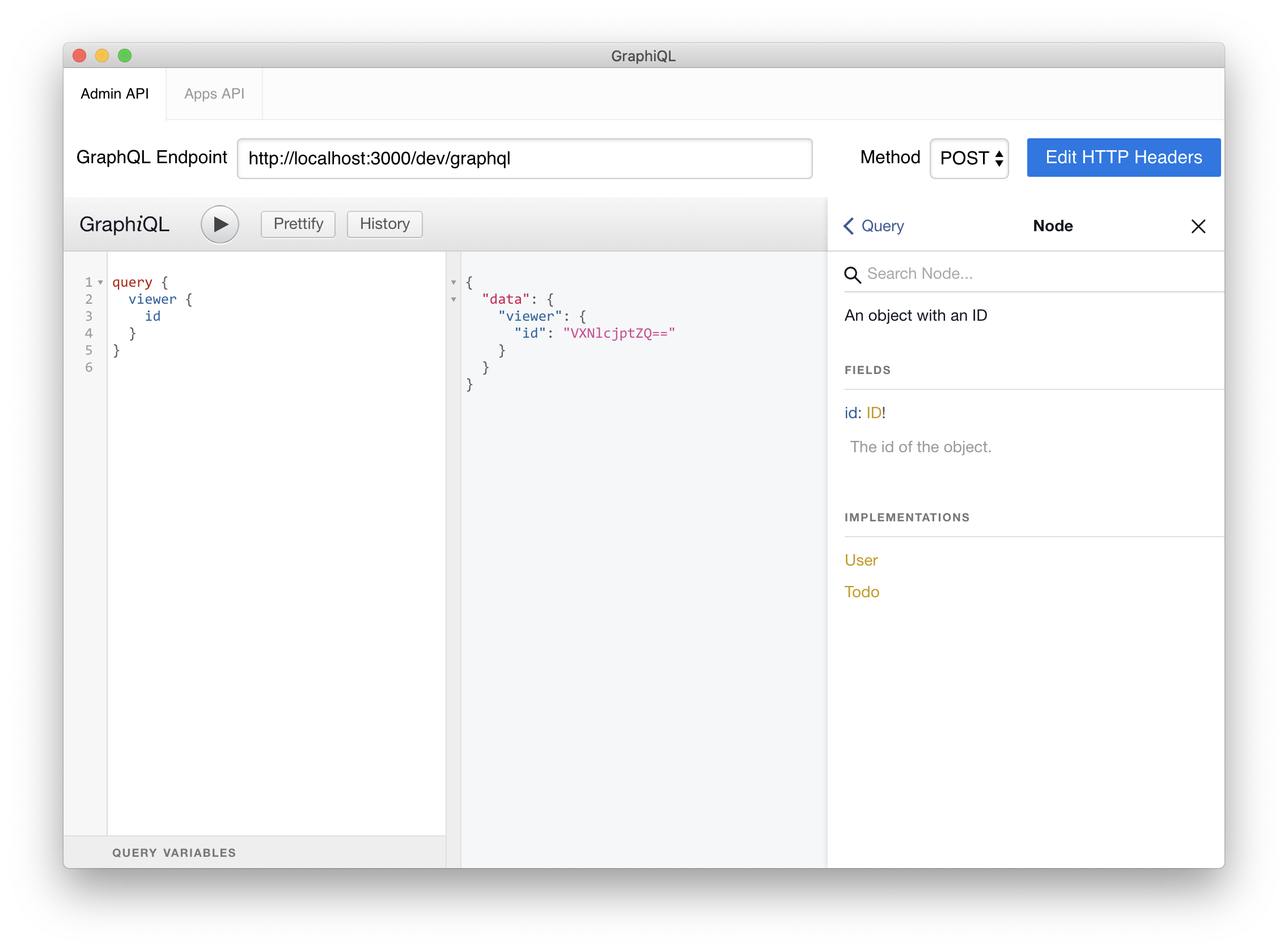 GraphiQL Interface Implementations