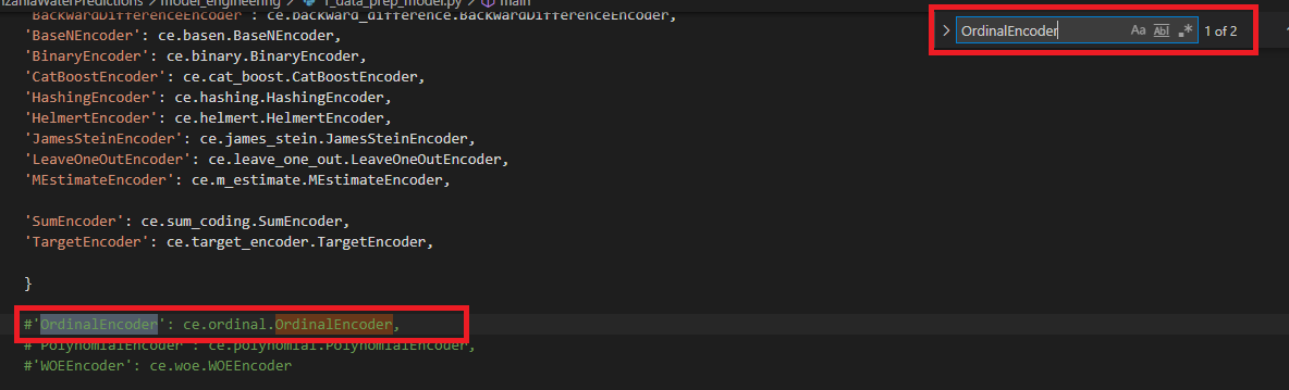 OrdinalEncoder code executed without making an call to it when used ...