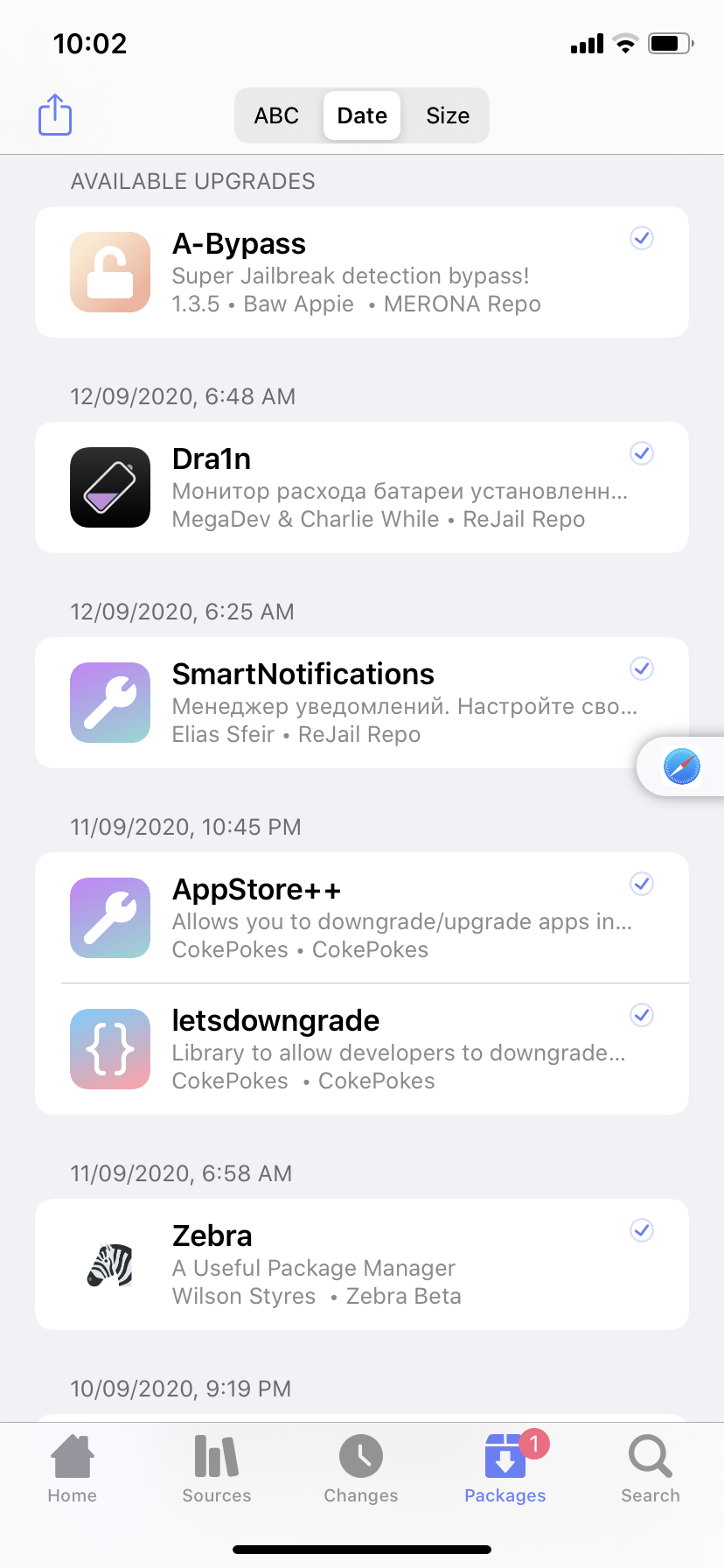 Upgrade button is not showing · Issue #1544 · zbrateam/Zebra · GitHub