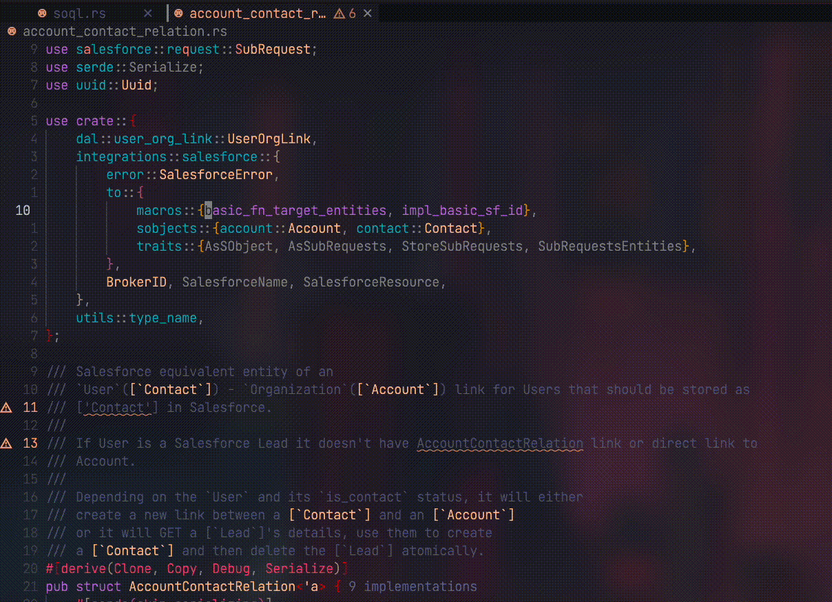 bug: Syntax highlight is broken on rust files · Issue #371 · folke ...