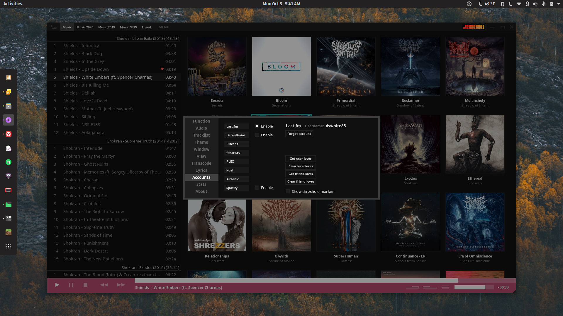 Last.fm Scrobbling Broken? · Issue #400 · Taiko2k/Tauon · GitHub