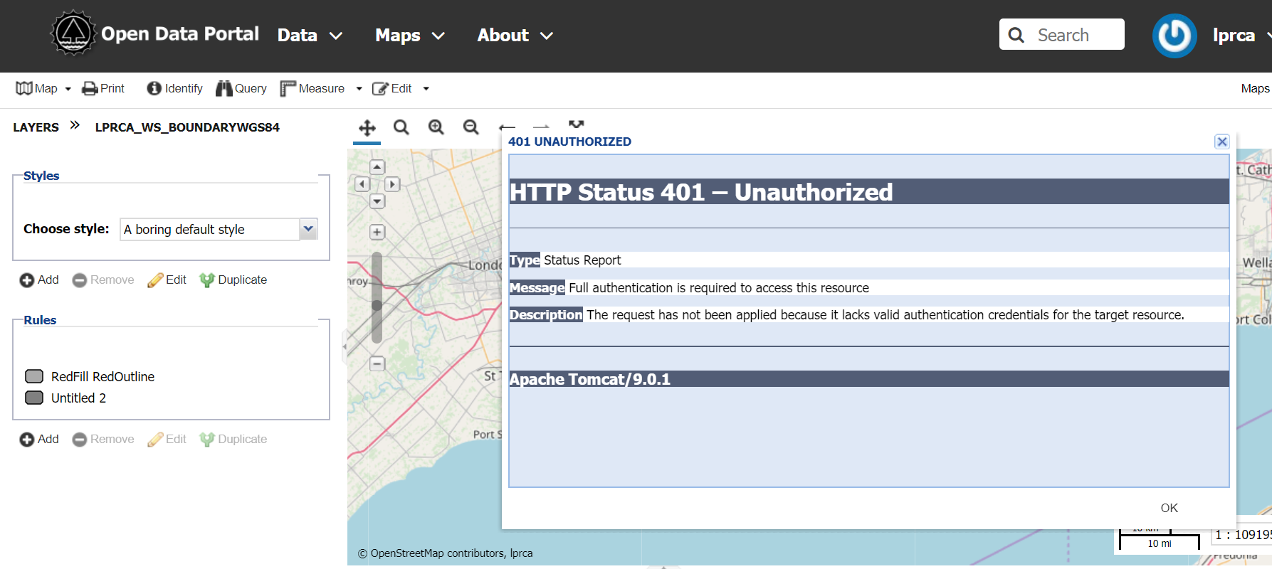 Editing Styles from Map Interface Generates 401 Error · Issue #3555 ...