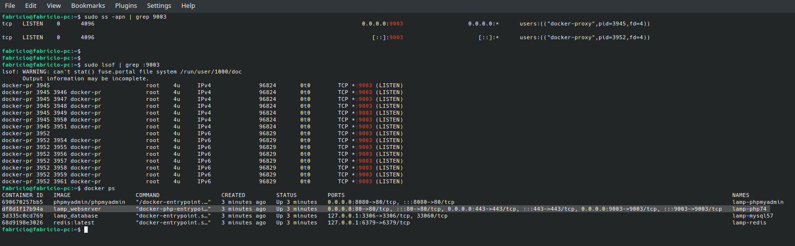 user_5de0dec8ページ Error: listen EADDRINUSE: address already in use :::9003