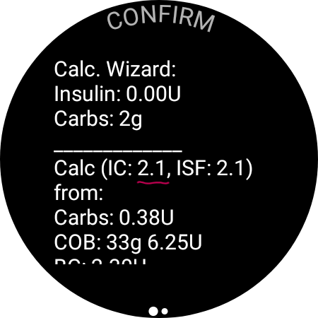 Isf Apps Wear app: Calculator shows ISF value at the IC field. · Issue #1729 ...