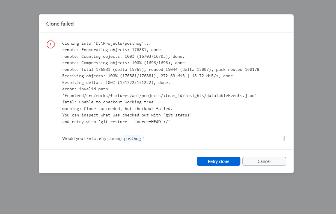 Unable To Clone Private Repo , git not able to clone after forking a ...