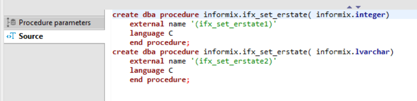 Stored Procedure Properties Source tab randomly adds new line ... image.