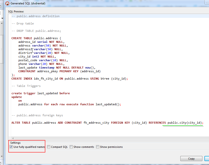 FOREIGN KEY REFERENCES omits schema · Issue #11775 · dbeaver/dbeaver ...